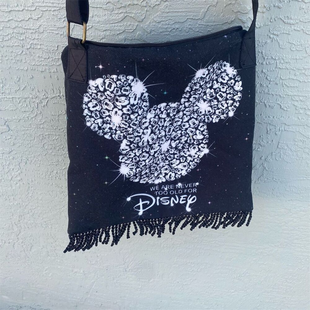 Disney Mickey Mouse Shoulder Bag Black